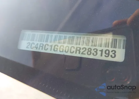 2012 Chrysler Town & Country Limited from USA, damaged, VIN 2C4RC1GG0CR283193